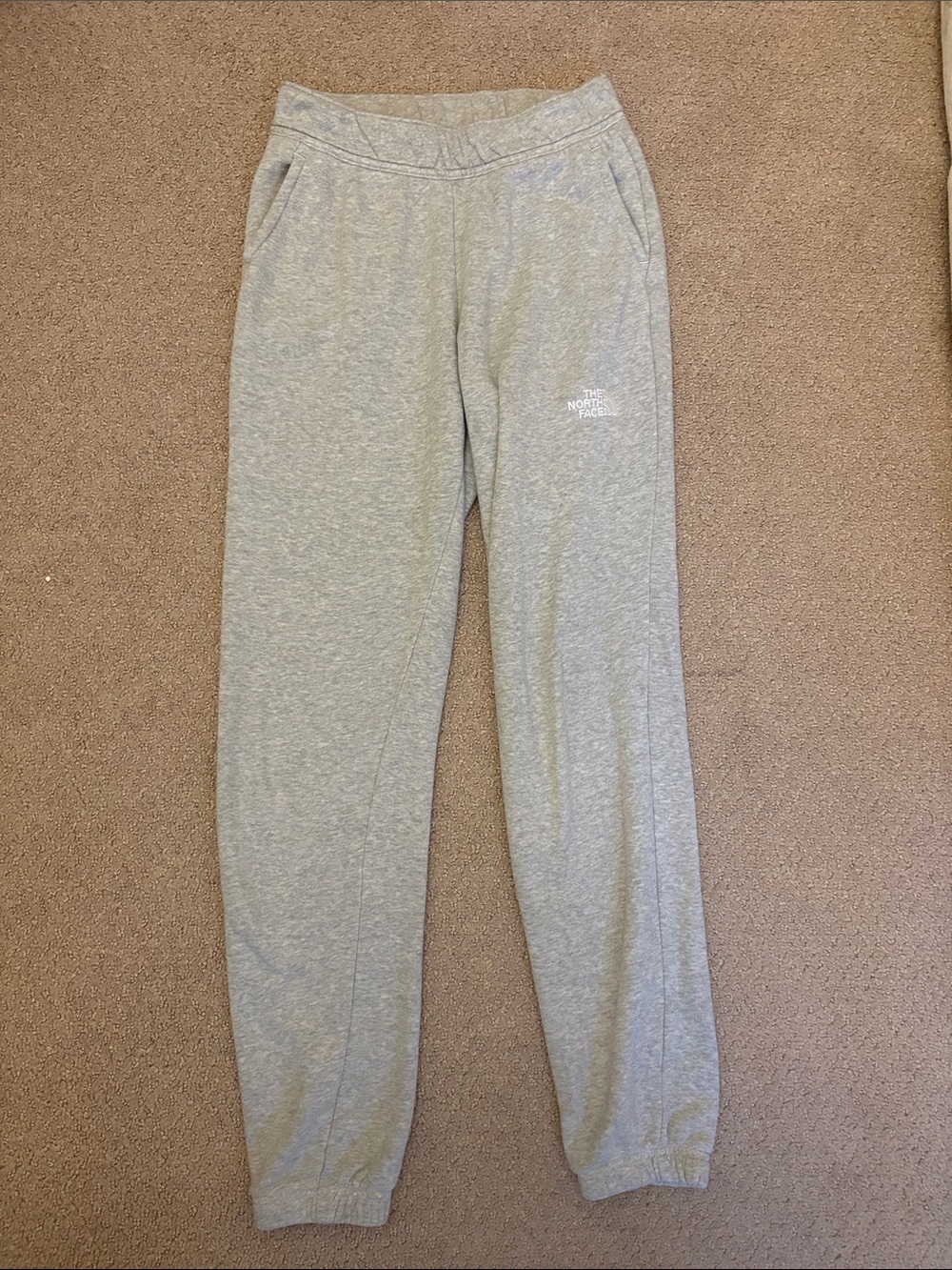 The North Face Light Gray Jogger Sweatpants